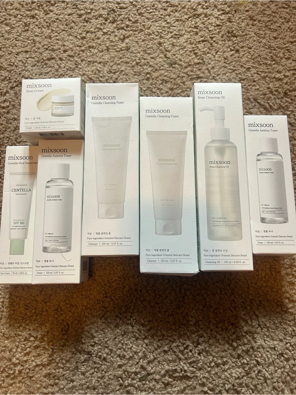 Centella Skincare Set in White